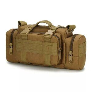 Tactical Waist Bag Men Waterproof Cross-body Shoulder Sling Bag Biking Molle